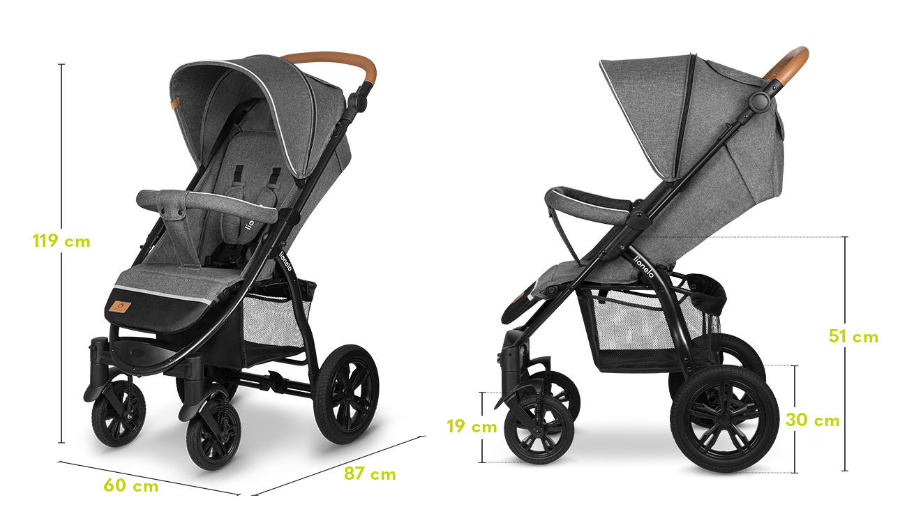 Lionelo Annet Tour Grey Stone — Buggy